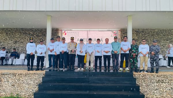 Bawaslu Wakatobi Gelar Apel Siaga Pengawasan Masa Tenang dan Pungut Hitung pada Pemilihan Serentak 2024