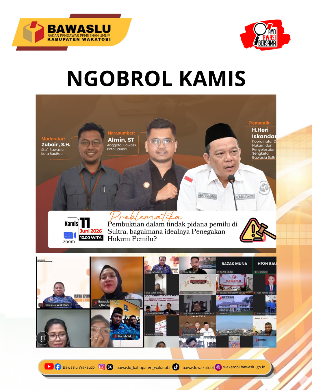 PROBLEMATIKA PEMBUKTIAN DALAM TINDAK PIDANA DI SULTRA “Mengurai Benang Kusut Pembuktian Tindak Pidana Pemilu”