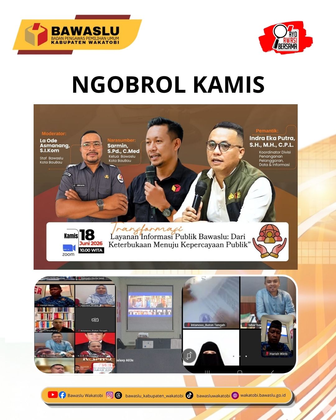 TRANSFORMASI LAYANAN INFORMASI PUBLIK BAWASLU Dari Keterbukaan Menuju Kepercayaan Publik