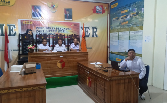 Rapat Evaluasi Sosialisasi Tim Debat Penegakan Hukum Pemilu VI Tahun 2026
