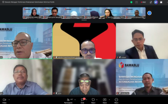 Rapat Daring Pelaksanaan Keterbukaan Publik
